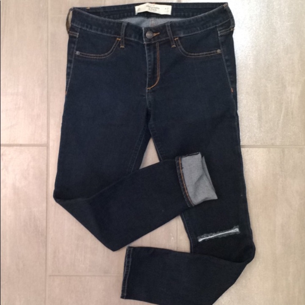 Abercrombie Inky Blue Jegging